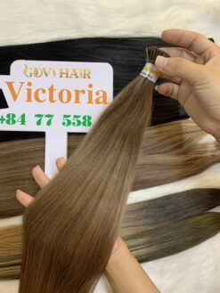 I-Tip Hair Extensions Caramel Lized Color