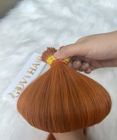 I-Tip Hair Extensions Orange Color 100% Virgin Hair