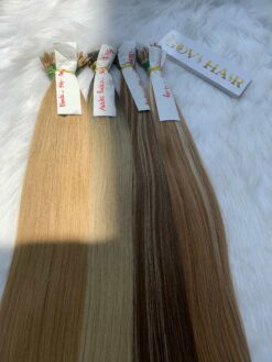 Nano Ring Hair Extensions Blonde Color 100% Vietnamese Human Hair 9 Nanoring Straight Blonde Color 100% Human Hair