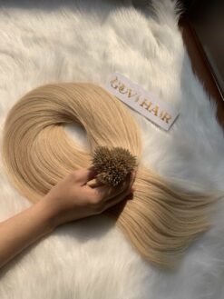 nanoring straight blonde color virgin vietnamese hair