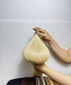 Straight #60 Natural Blonde Nano Ring Hair Extensions