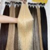 22 Inch Straight #60 Natural Blonde Nano Ring Hair Extensions