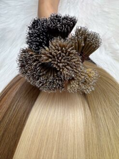 Straight #60 Natural Blonde Nano Ring Hair Extensions