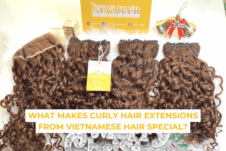 premium vietnamese hair curly hair extensions for sale