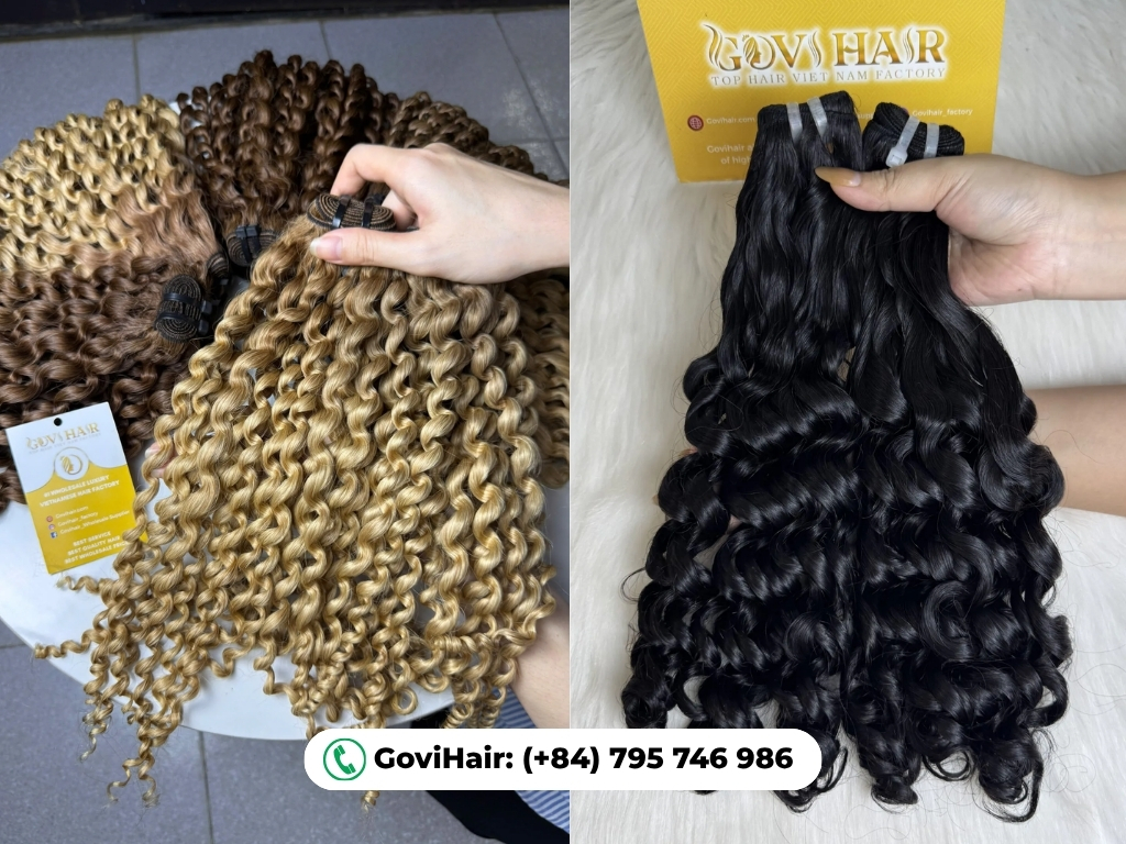 Kinky curls, Fumi curls are popular choice in africa market
