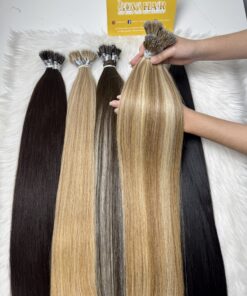 20 Inch Straight Highlight Nano Ring Hair Extensions
