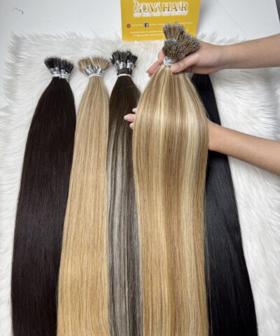 20 Inch Straight Highlight Nano Ring Hair Extensions