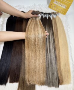 20 Inch Straight Highlight Nano Ring Hair Extensions Luxury Human Hair 8 20 Inch Straight Highlight Nano Ring Hair Extensions