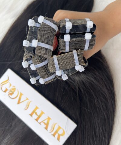 #1 Black Color Seamless Tape In Hair Extensions