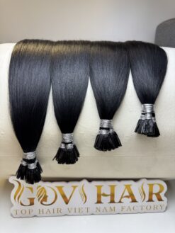 Straight Natural Color Flat Tip Hair Extensions