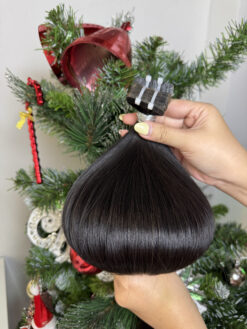 Natural Color Tape In Hair Extensions Virgin Hair
