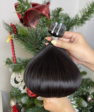 24 Inch Straight Natural Color Tape In Hair Extensions Virgin Hair 7 Natural Color Tape In Hair Extensions Virgin Hair