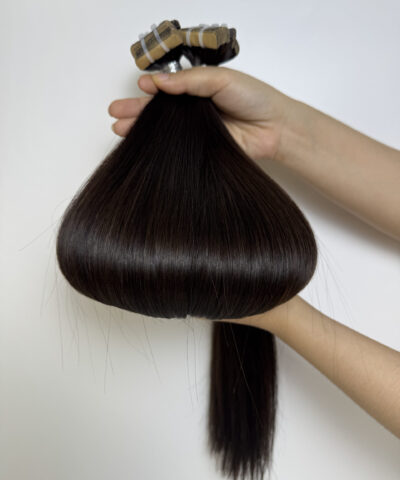 24 Inch Straight Natural Color Tape In Hair Extensions Virgin Hair 6 Natural Color Tape In Hair Extensions Virgin Hair