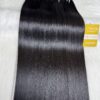 26 Inch #1B Natural Black Bone Straight Machine Weft Hair Extensions