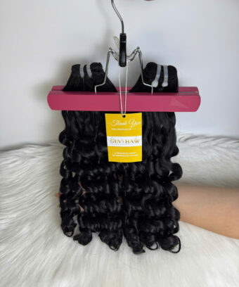 28 Inch Raw Vietnamese Human Hair Bundles Fumi Curly