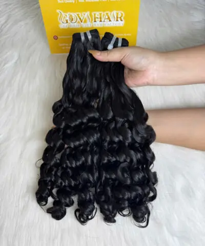 28 Inch Raw Vietnamese Human Hair Bundles Fumi Curly