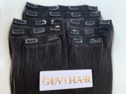 Clip in hair extensions natural color
