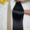 Straight Genius Weft Hair Extensions 24 Inch Natural Black Color 100% Human Hair 6 Genius-weft-natural-color