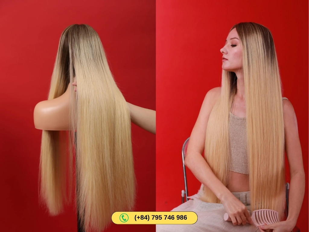 Best human hair closure wigs ombre color from Govihair