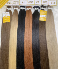 Bulk Hair Extensions #18 Color Premium Vietnamese Hair