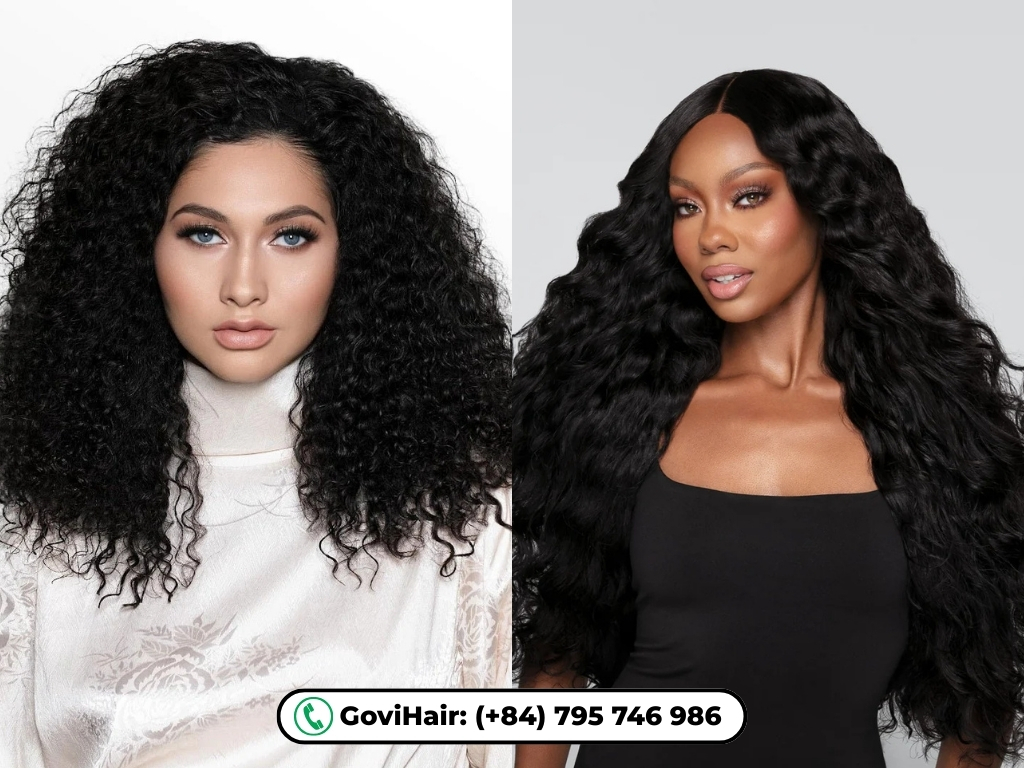 Burmese Curly Machine Weft Hair Extensions Natural Color is a practical luxurious choice