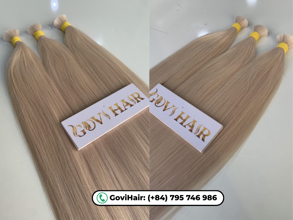 Straight Platinum Raw Hair Bundles Factory Price 10 Each bundle maintains aligned cuticles, natural strength, and silky softness.