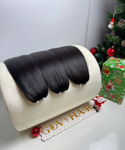 feather weft hair extensions 1b color 1