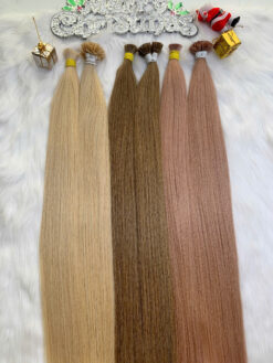 Flat Tip Hair Extensions #10c Color Raw Vietnamese Hair 7 Flat Tip Hair Extensions #10c Color Raw Vietnamese Hair