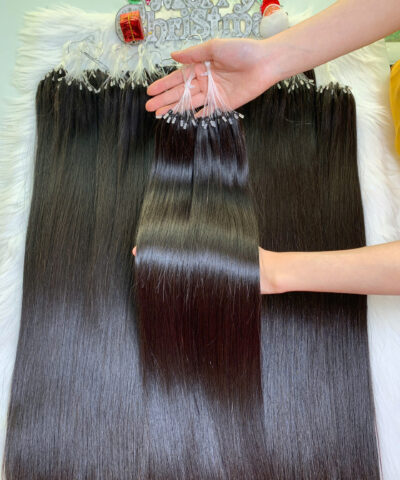 H6 Feather Hair Extensions Natural
