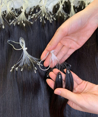 H6 Feather Hair Extensions Natural Color Virgin Hair