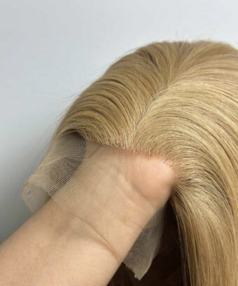Luxurious Full Lace Wigs Blonde Color