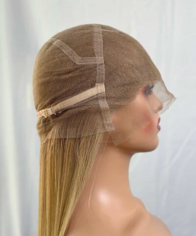 Luxurious Full Lace Wigs Blonde Color Made From Vietnamese Hair