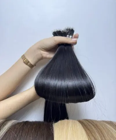 Nano Ring Hair Extension Natural Color Raw Vietnamese Hair 6 Nano Ring Hair Extension Natural Color