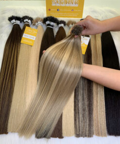 Nanoring Hair Extensions Mix Piano Color Raw Vietnamese Hair