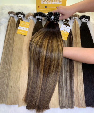Nanoring Hair Extensions Mix Piano Color Virgin Vietnamese Hair