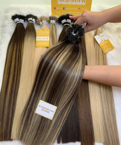 Nanoring Hair Extensions Mix Piano Color Virgin Vietnamese Hair
