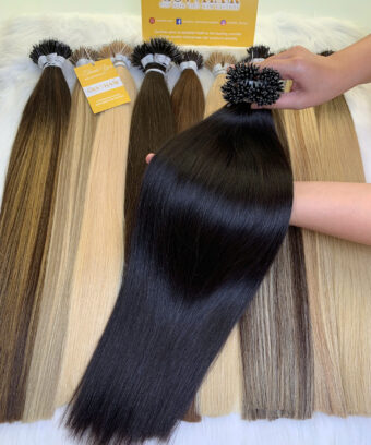 Nanoring Hair Extensions Natural Color Raw Vietnamese Hair