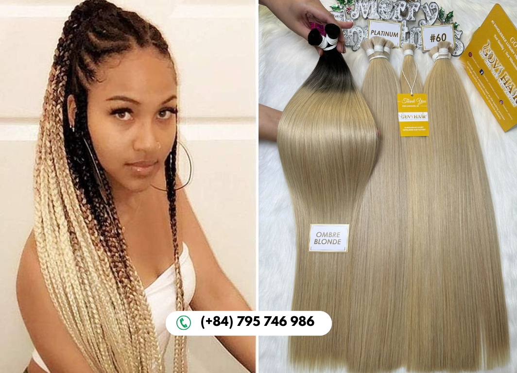 Ombre Blonde Vietnamese Hair Offers Natural Depth and Lasting Radiance
