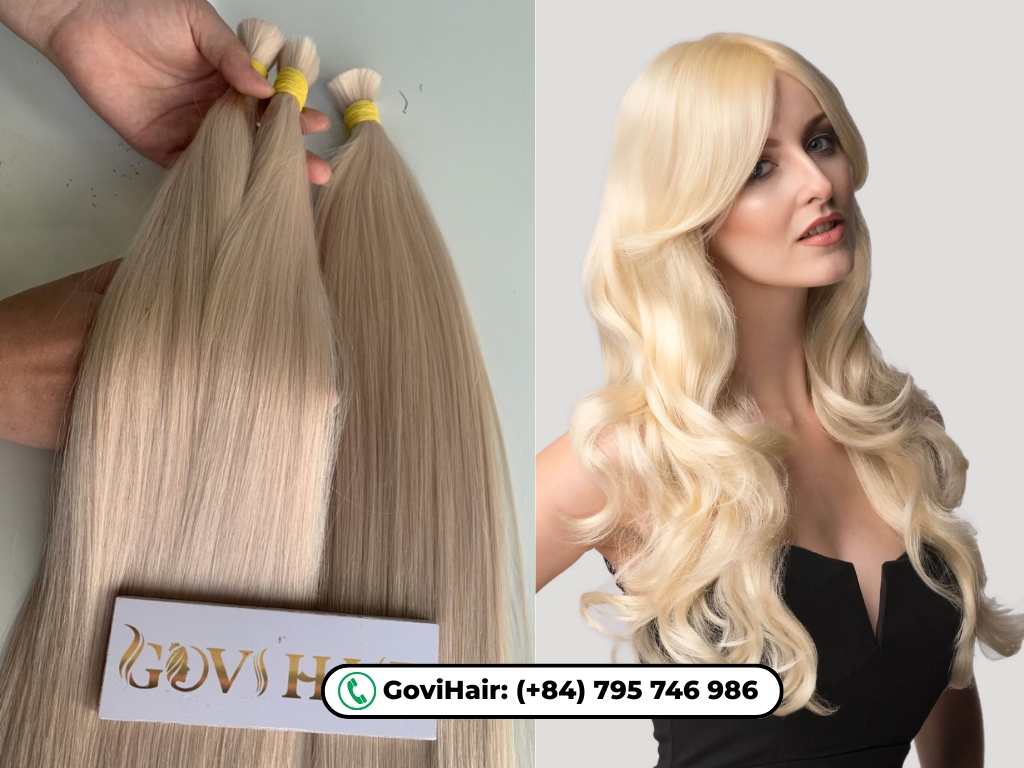 Straight Platinum Raw Hair Bundles Factory Price 8 Platinum raw hair achieves extremely high lift.