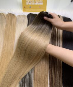 #2/27 Ombre Feather Weft Hair Extensions