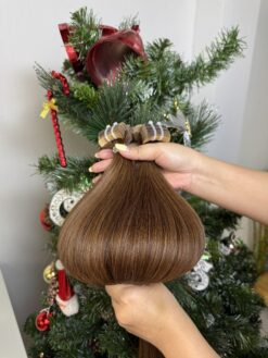 28 Inch Straight Dark Brown Color Tape In Hair Extensions Virgin Hair