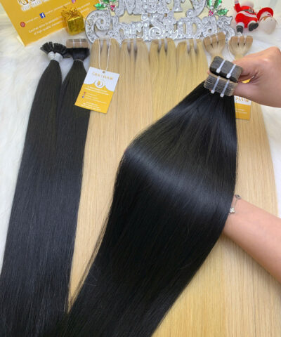 Tape-in Hair Extensions Natural Color Virgin Vietnamese Hair