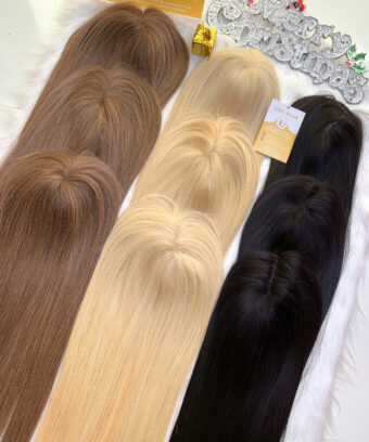 TopperToupee 150 Density Lace 3×5 #4c Color Vietnamese Hair