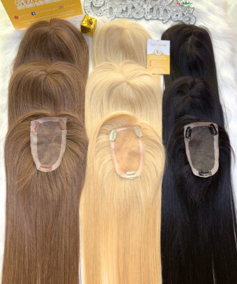 TopperToupee 150 Density Lace 3×5 #4c Color Vietnamese Hair