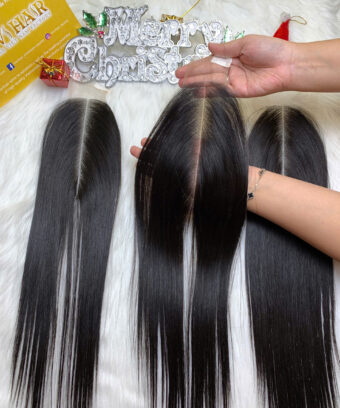 Transparent Lace Closure 2x6 Natural Color Vietnamese Hair