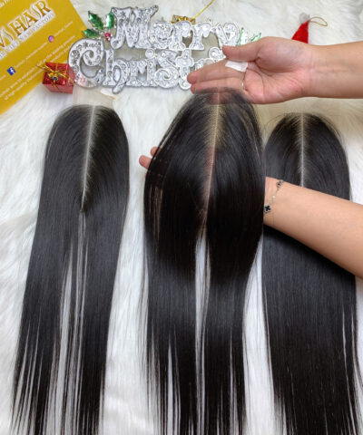 Transparent Lace Closure 2x6 Natural Color Vietnamese Hair