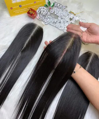 Transparent Lace Closure 2x6 Natural Color Vietnamese Hair Best Quality
