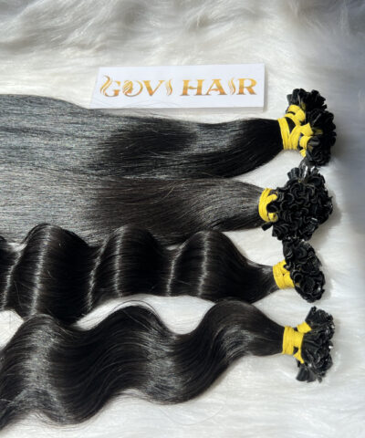 u-tip hair extensions natural color