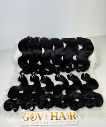 Raw Human Hair Bundles Body Wave for Hair Salon