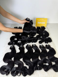 Raw Human Hair Bundles Body Wave for Hair Salon